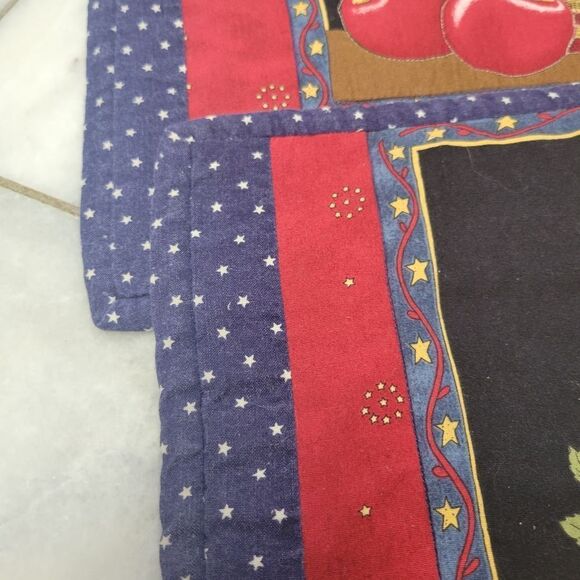 Americana Flags Prints Placemats for Table Mats Set Of 4 - Picture 2 of 12